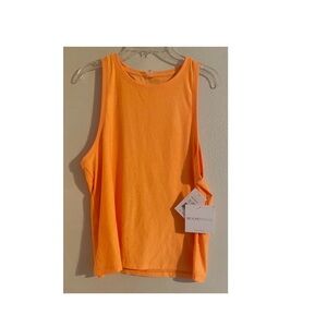 Beyond Yoga Bright Orange Muscle Tee